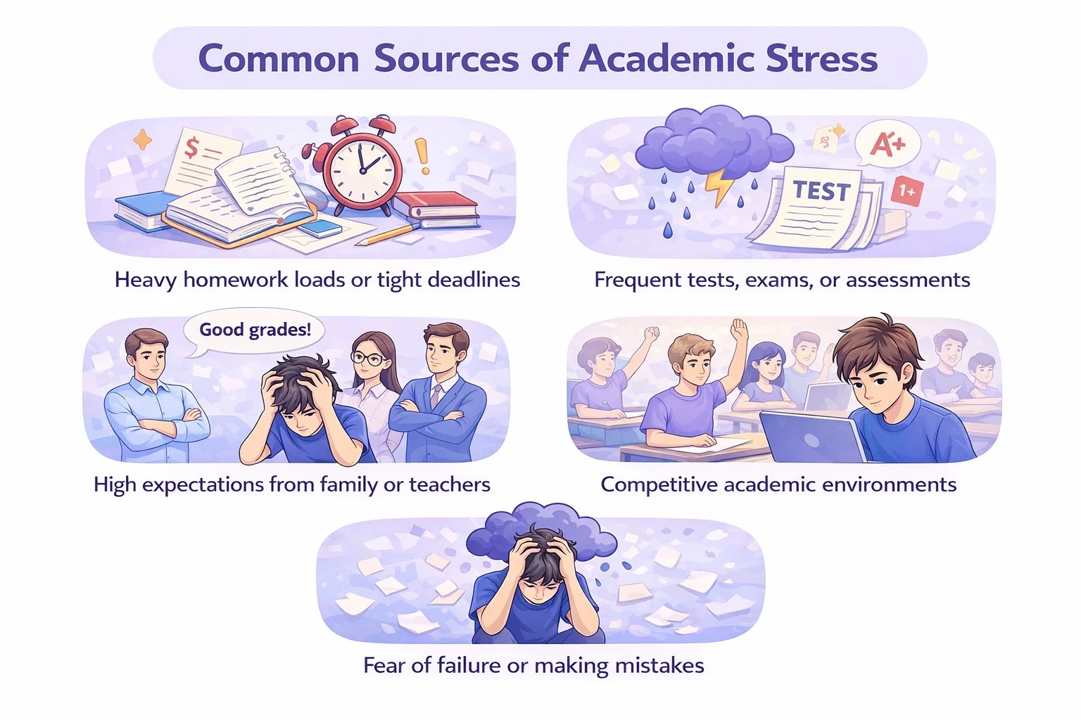Primary Contributors to Academic Stress