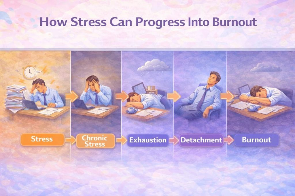 How Stress Can Progress Into Burnout
